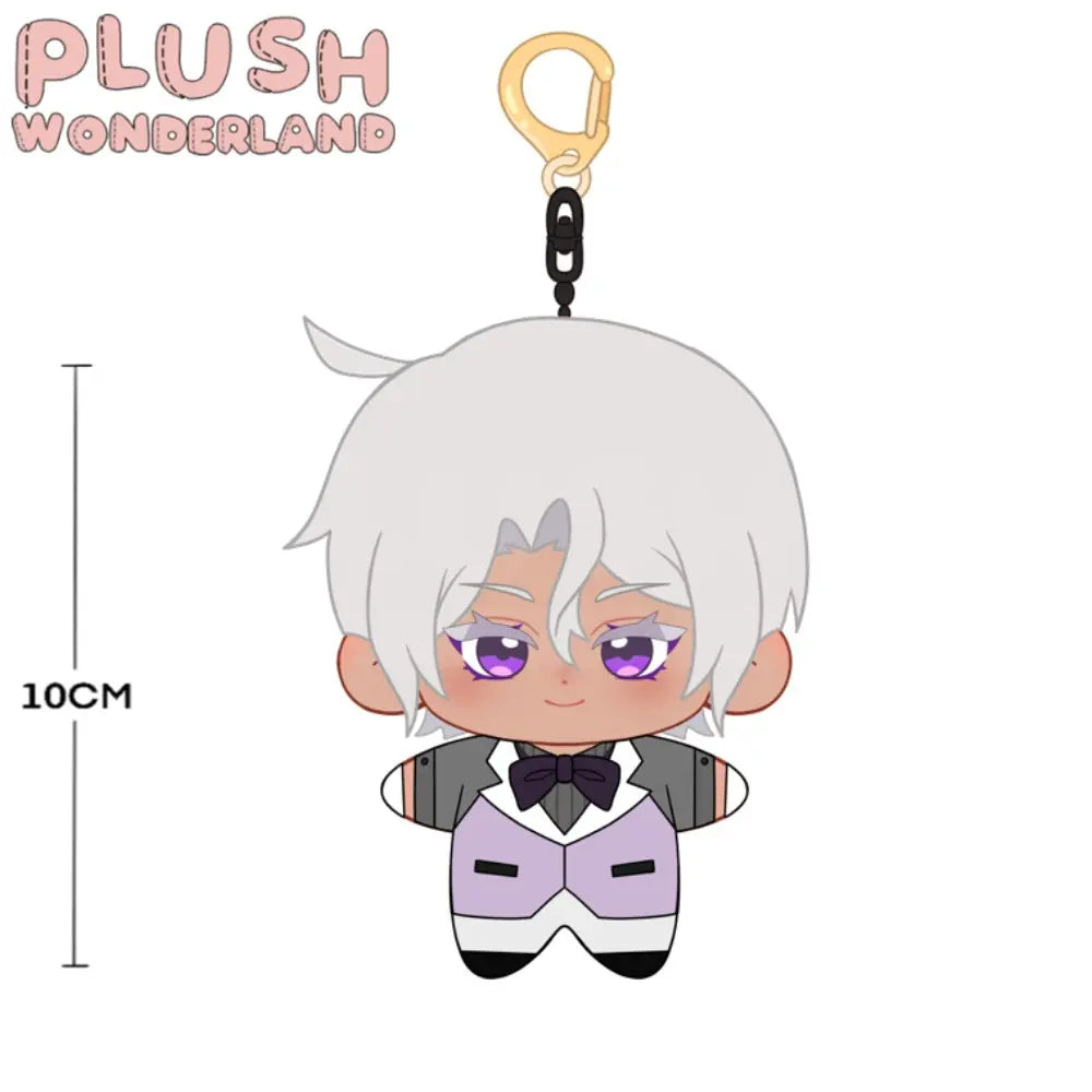 【Plush Design】PLUSH WONDERLAND White Chocolate 10CM Doll Pendant Keychain FANMADE   【Plush Design】PLUSH WONDERLAND White Chocolate 10CM Doll Pendant Keychain FANMADE