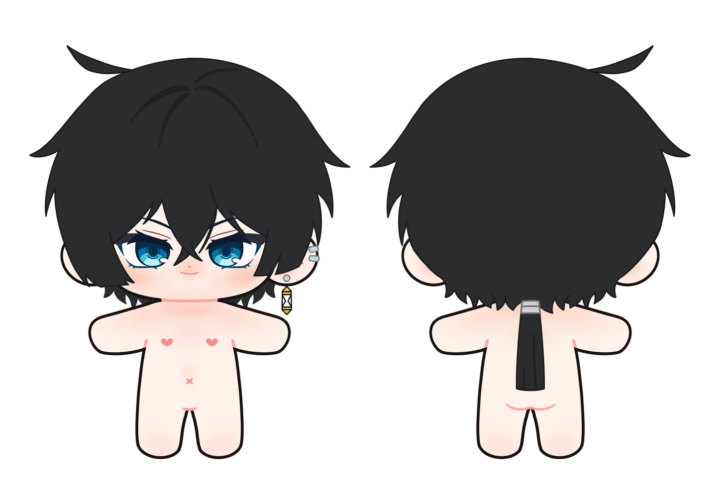 【Sample Making】PLUSH WONDERLAND Blue-eyed Vampire Plushies Cotton Doll FANMADE