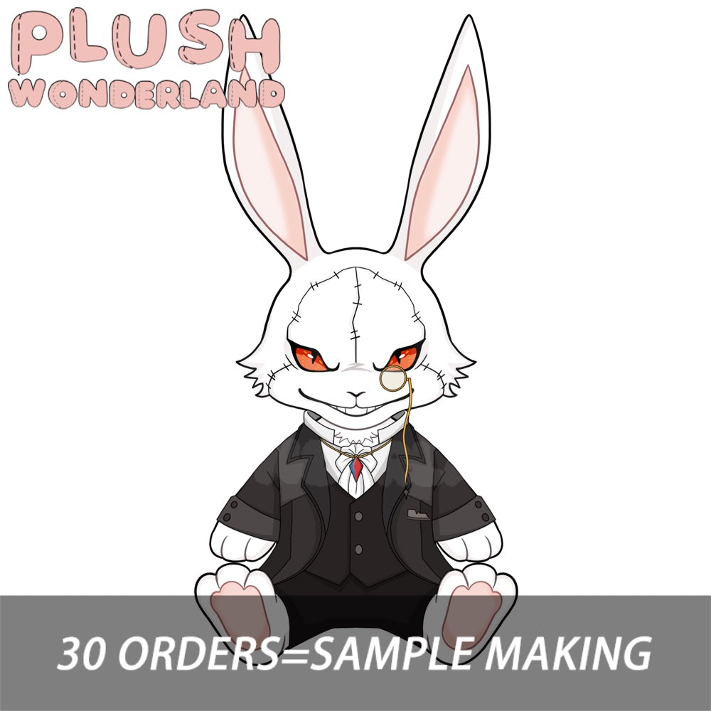 【Sample Making】PLUSH WONDERLAND Demon RB  Plushie 30CM Cotton Doll Rabbit