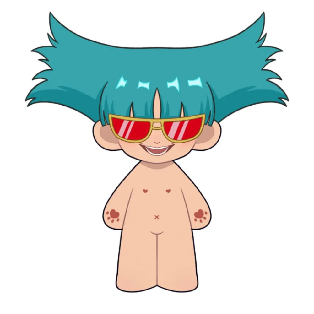 【Plushie Design】PLUSH WONDERLAND Turquoise 20CM Cotton Doll FANMADE   【Plushie Design】PLUSH WONDERLAND Turquoise 20CM Cotton Doll FANMADE