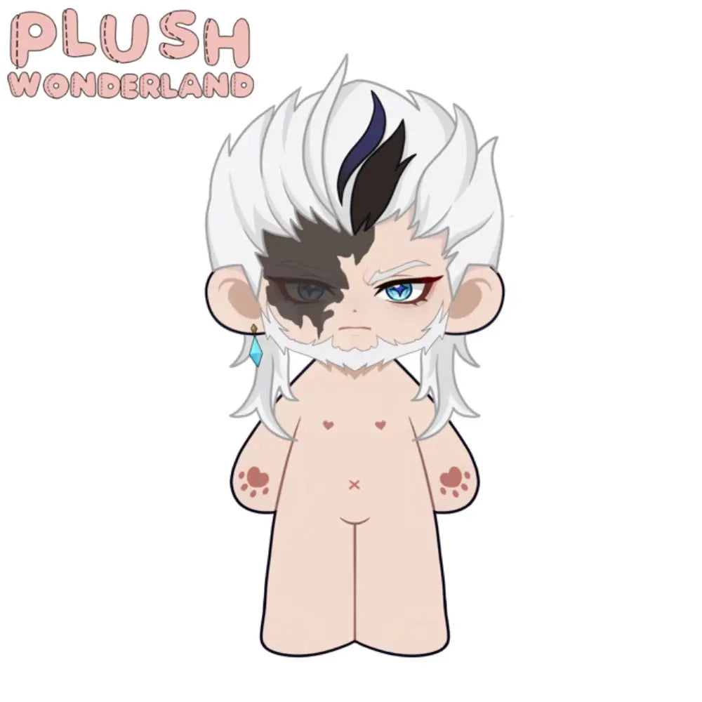 【ANZAHLUNG】【UMFRAGE】PLUSH WONDERLAND Genshin Impact Fatui Pierro Plüschtier aus Baumwolle, 20 cm, FANMADE