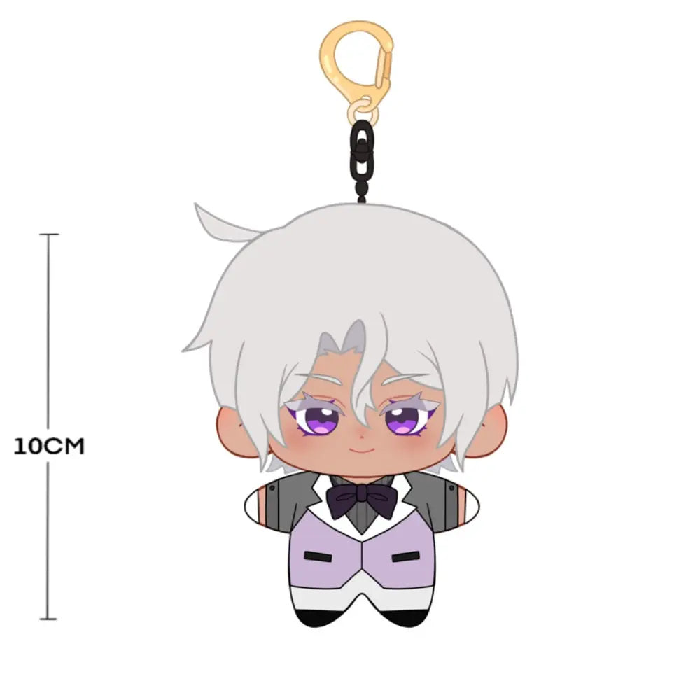 【Plush Design】PLUSH WONDERLAND White Chocolate 10CM Doll Pendant Keychain FANMADE   【Plush Design】PLUSH WONDERLAND White Chocolate 10CM Doll Pendant Keychain FANMADE