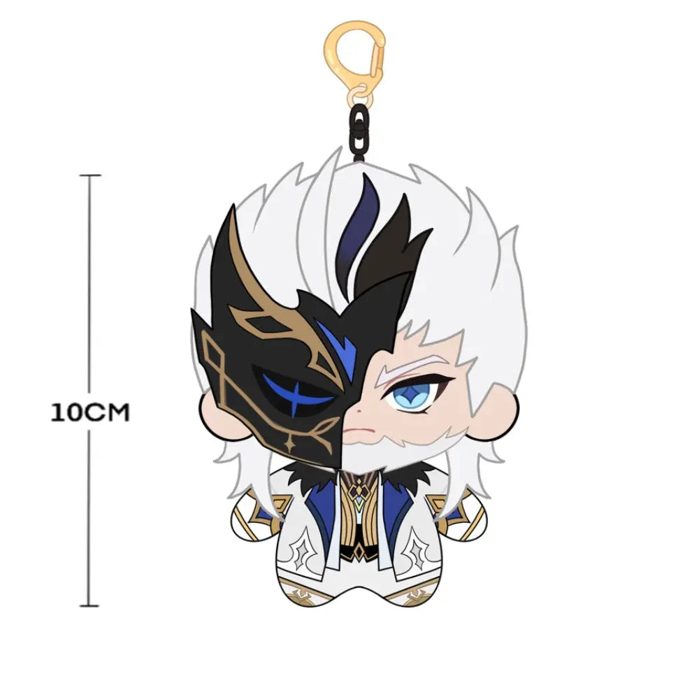 【Plushie Design】Silver-Haired Masked Mage 10CM Doll Pendant Keychain FANMADE
