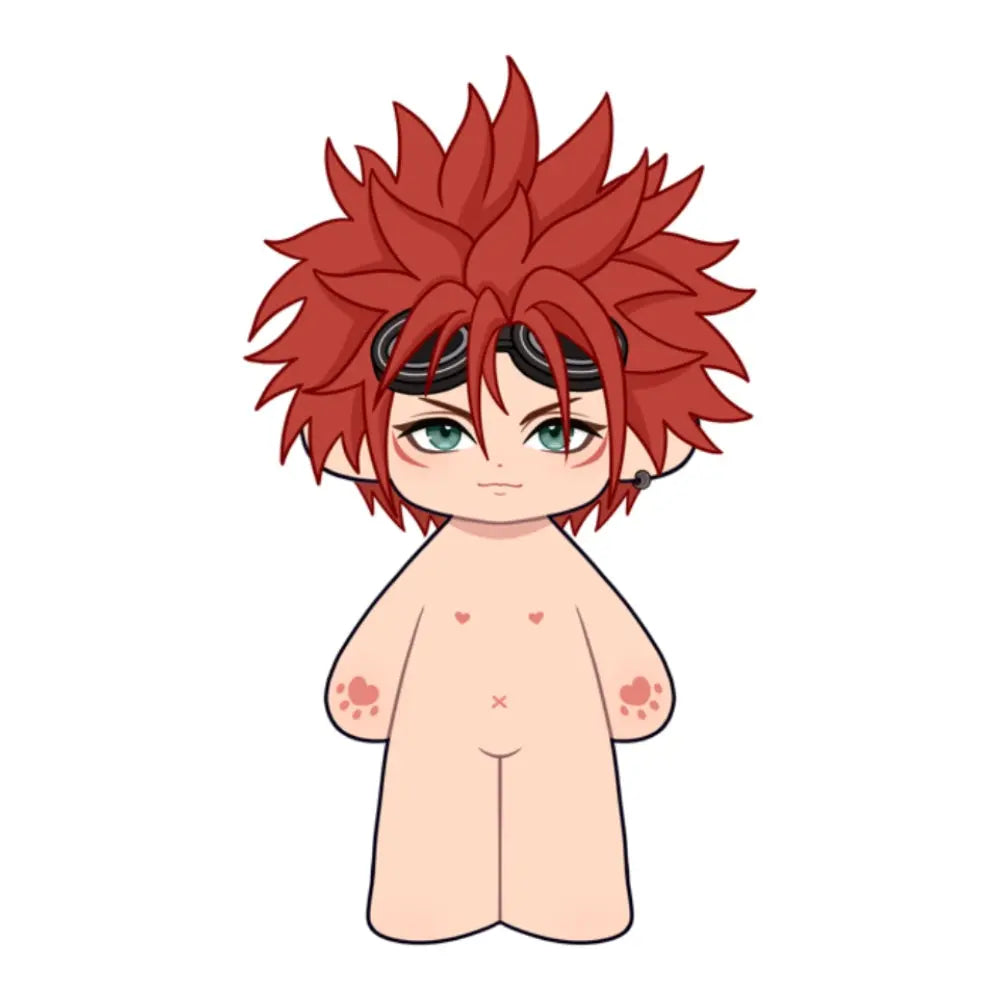 【Plushie Design】 Red spiky head 20CM Cotton Doll FANMADE
