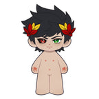 【Musteranfertigung】PLUSH WONDERLAND Puppe mit rotem Umhang, 20 cm, aus Baumwolle, FANMADE