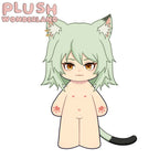 【Plushie Design】 Scruffy Green‑Haired Cat‑Girl 20CM Cotton Doll FANMADE