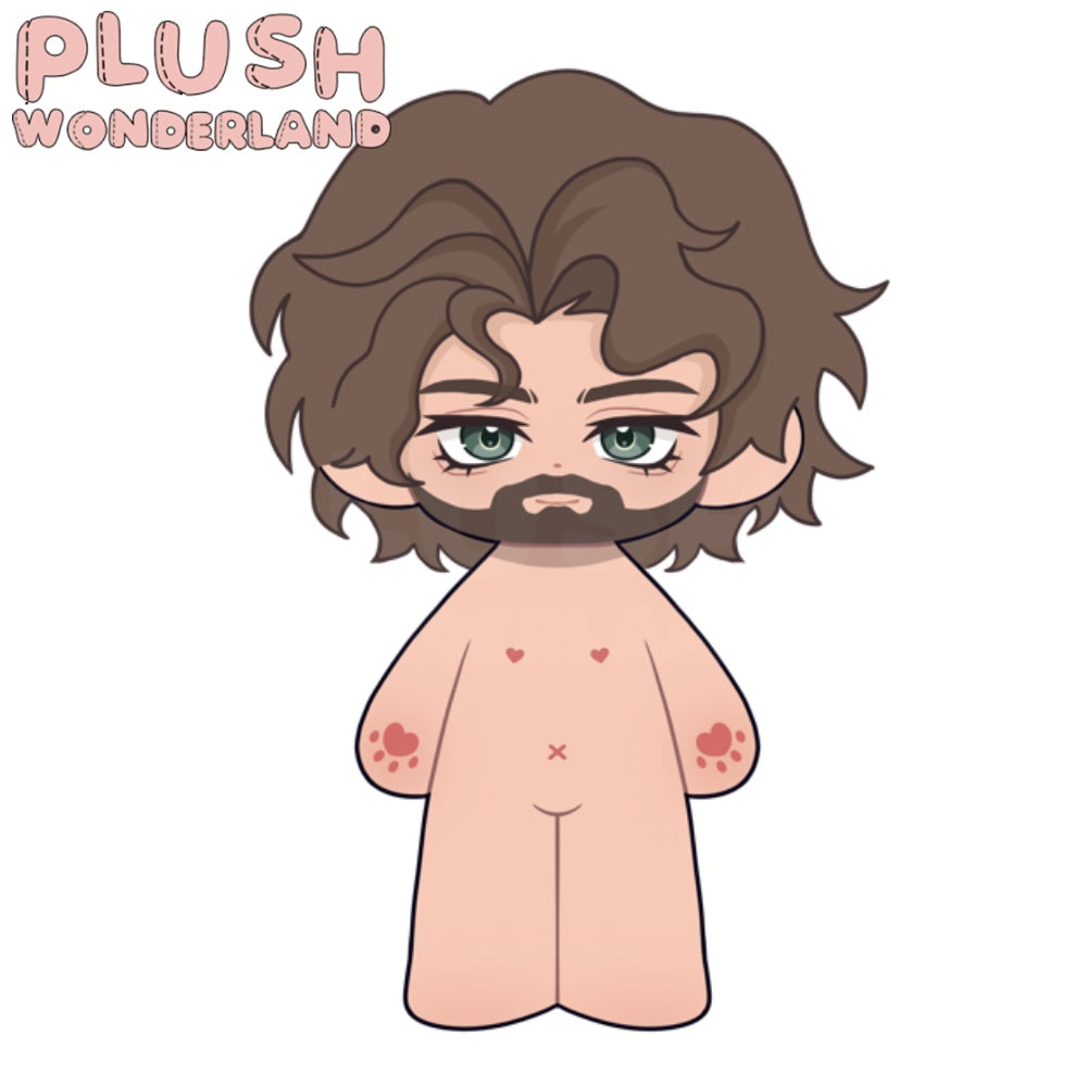 【Musterherstellung】PLUSH WONDERLAND Der Mann mit dem Schnurrbart 20 cm Baumwollpuppe, FANMADE