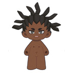 【Plushie Design】PLUSH WONDERLAND Black Hair Cleaner 20CM Cotton Doll FANMADE