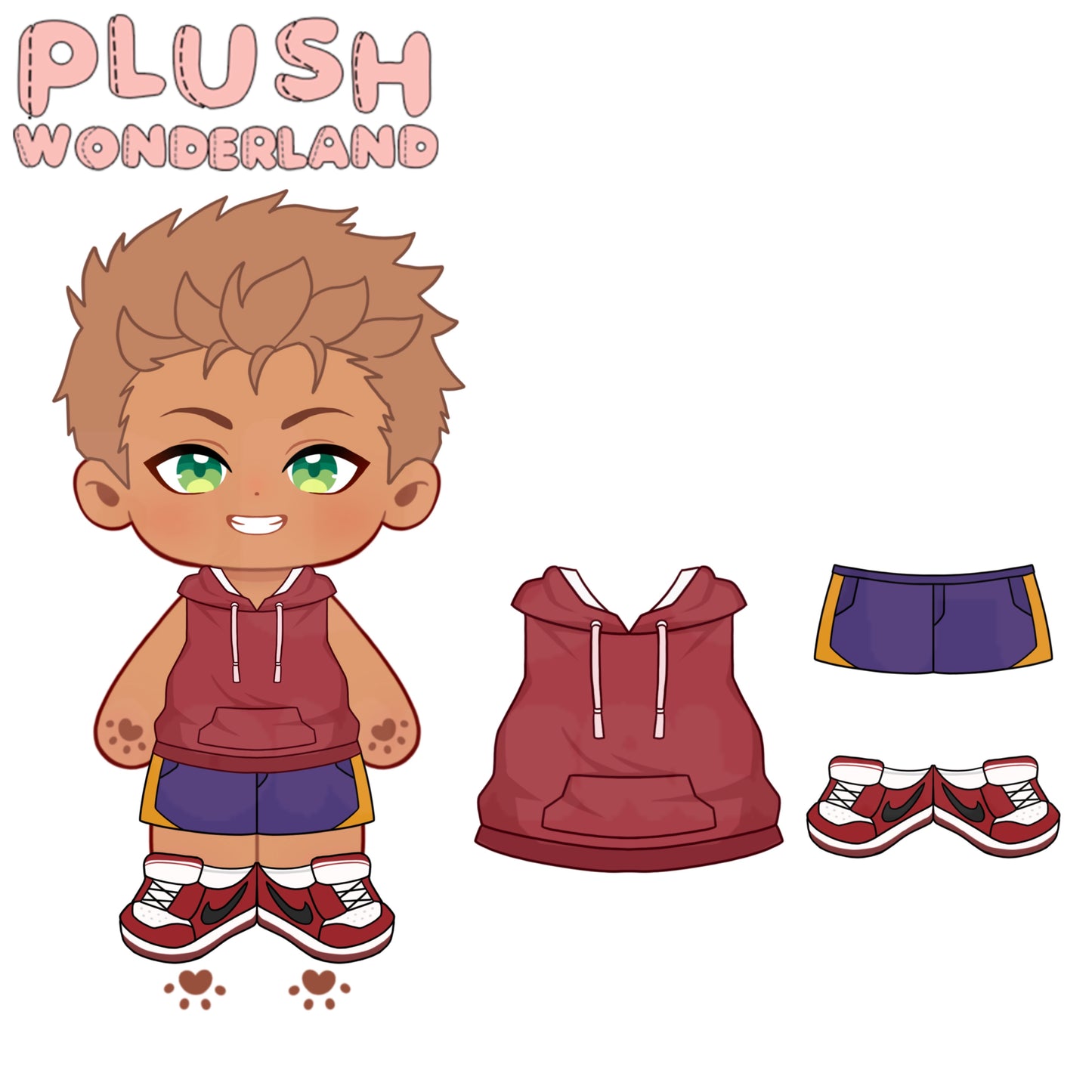 【Plushie Design】PLUSH WONDERLAND Talkative Plushie 20CM Cotton Doll