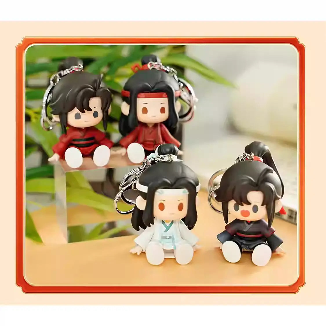 【PRESALE】PLUSH WONDERLAND Mo Dao Zu Shi Bean eyes6CM pvc pendant - plushwonderland