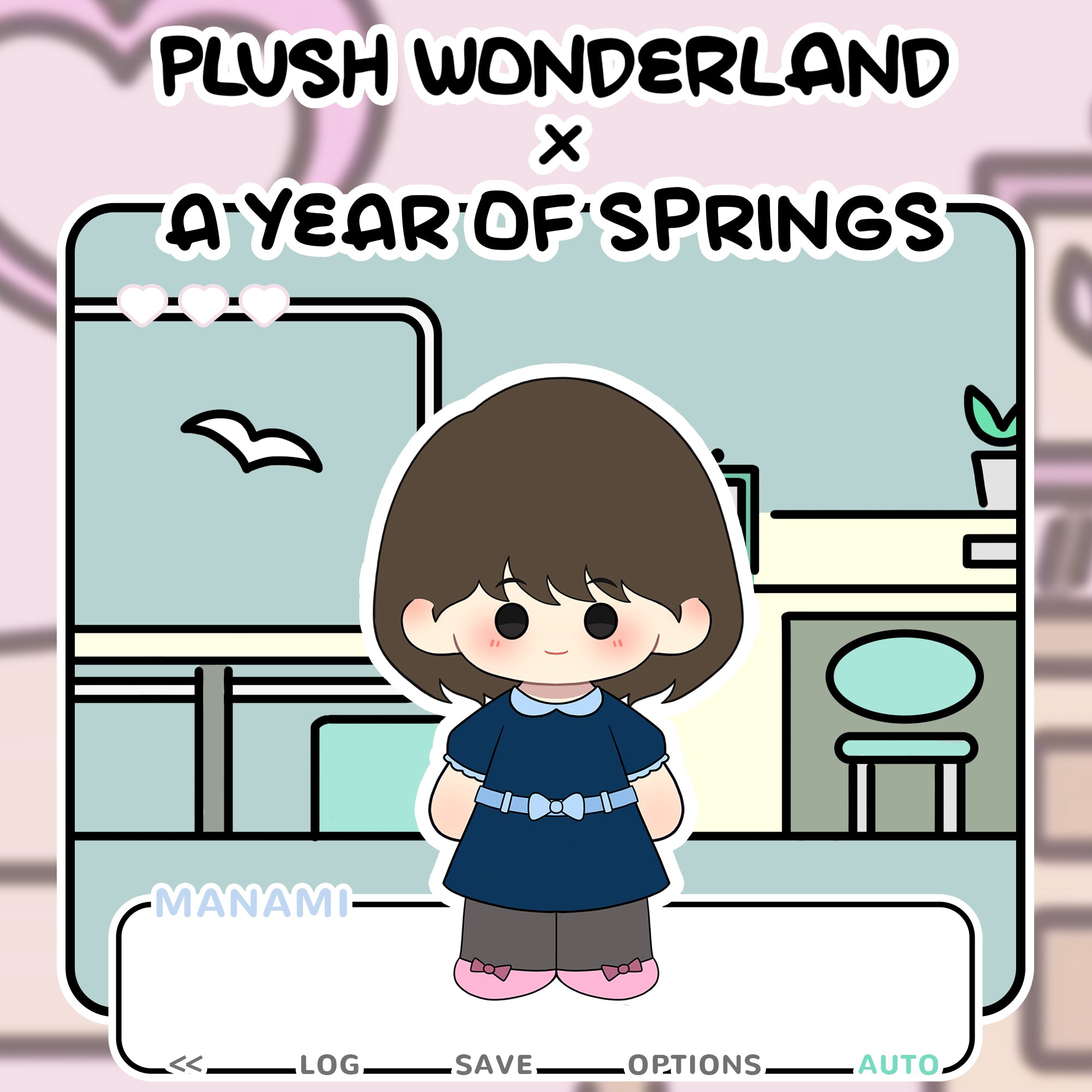 【VORVERKAUF】【Autorisierter Händler】PLUSH WONDERLAND A Year Of Springs Manami 20CM Plüschtier aus Baumwolle