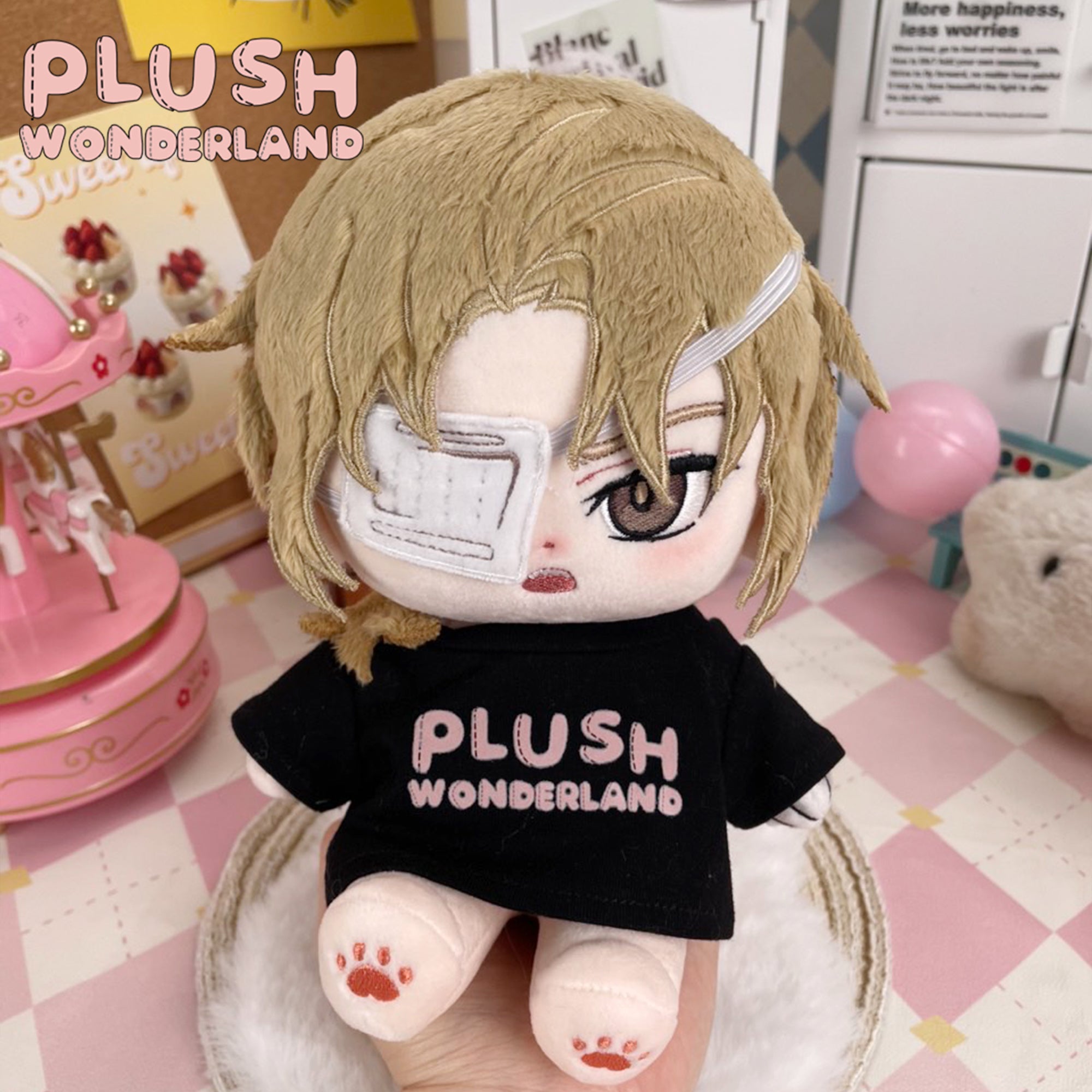 【PRESALE】PLUSH WONDERLAND Brown Male 20CM Cotton Doll FANMADE