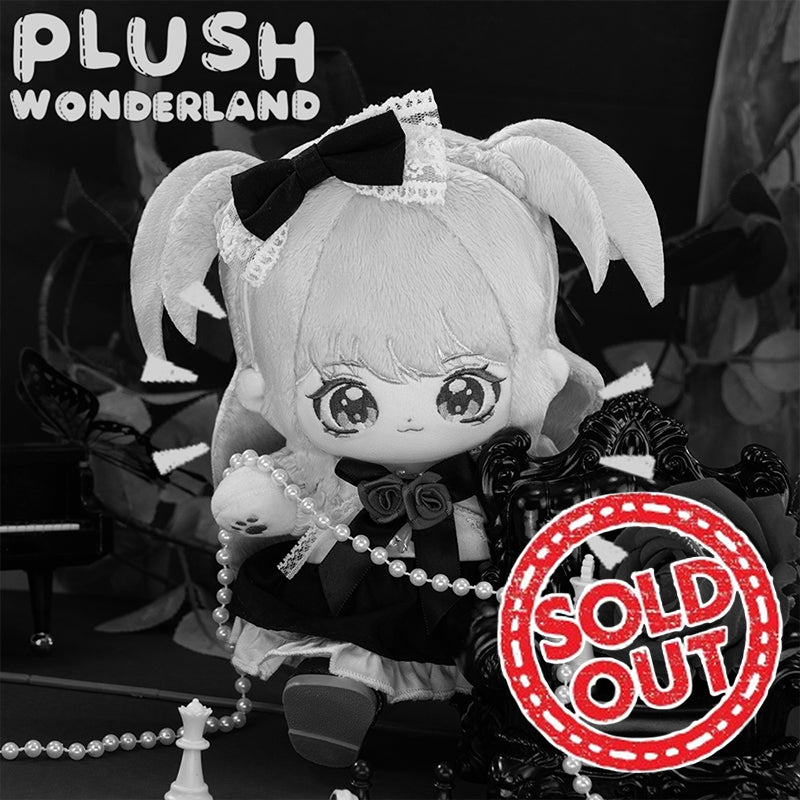【Ausverkauft】Plüschtier WONDERLAND Anime Apple Berry Sugar Puppe, 20 cm, Fan-Herstellung, süßes schwarzes Outfit