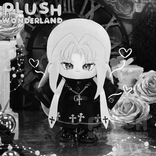 【Sold Out】PLUSH WONDERLAND The Black Angel Plushie 20CM Doll FANMADE   【Sold Out】PLUSH WONDERLAND The Black Angel Plushie 20CM Doll FANMADE