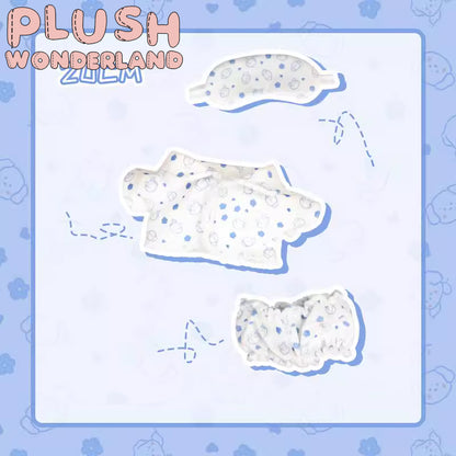 【In Stock】PLUSH WONDERLAND 20cm Plushies Cotton Doll Pajamas/ Sleepwear Clothes Eye mask FANMADE