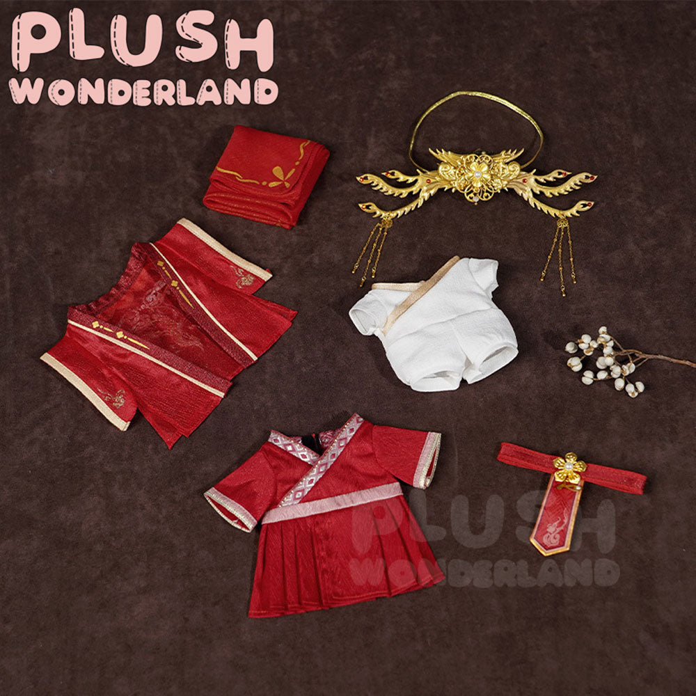 【IN STOCK】PLUSH WONDERLAND Ancient Red Wedding Clothes 20CM Cotton Doll Clothes