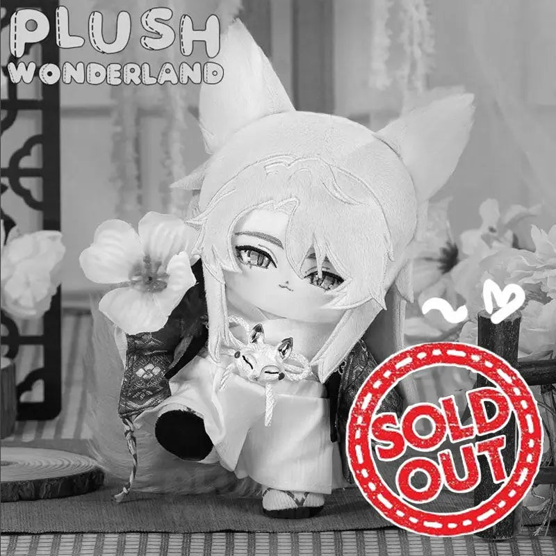 【Sold Out】PLUSH WONDERLAND pink fox Plushie 20CM Doll FANMADE Spicy Strategist   【Sold Out】PLUSH WONDERLAND pink fox Plushie 20CM Doll FANMADE Spicy Strategist