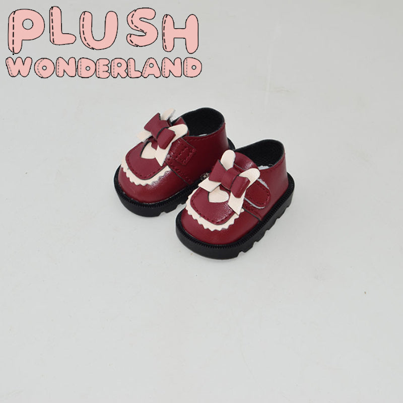 【Auf Lager】Plüsch-Wunderland-Liebesherz-Schleifen-Prinzessinnenschuhe, 20 cm, Puppen-Plüschschuhe