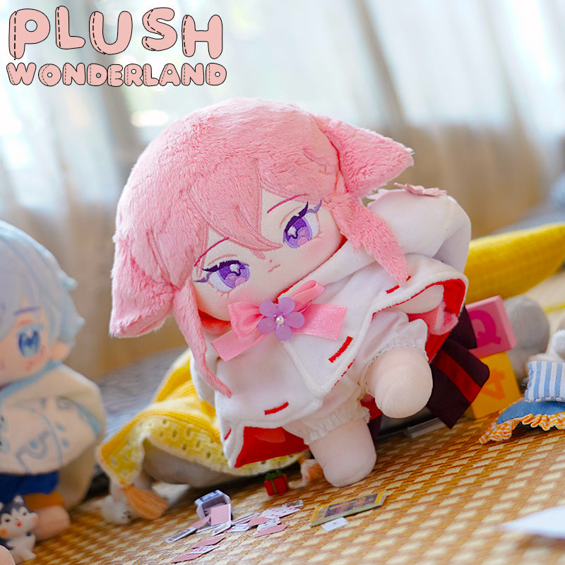 【Nur noch wenige Exemplare auf Lager】Plüschtier „Kirschblütenfee Fuchs“ aus dem Wunderland, 20 cm, von Fans hergestellt