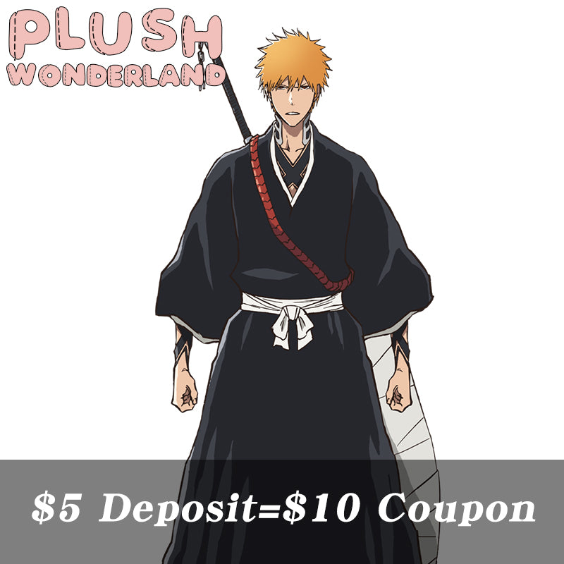 【Deposit】【POLL】PLUSH WONDERLAND BLEACH Kurosaki Ichigo Plushies Cotton Doll FANMADE