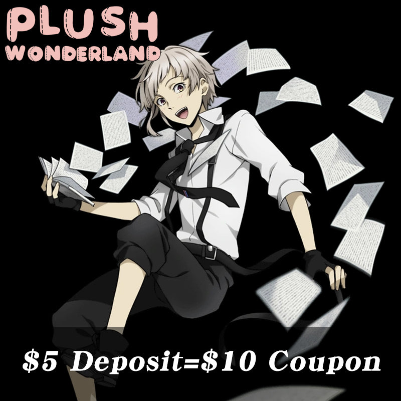 【Deposit】【POLL】PLUSH WONDERLAND Anime Bungo Stray Dogs Nakajima Atsushi Plushies Cotton Doll FANMADE