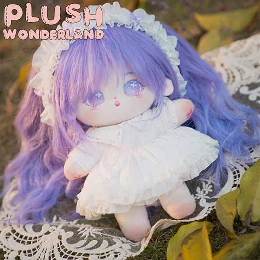 【In Stock】PLUSH WONDERLAND Purple Pluhie  Girl  Cotton Doll Clothes Cute No Character 20CM