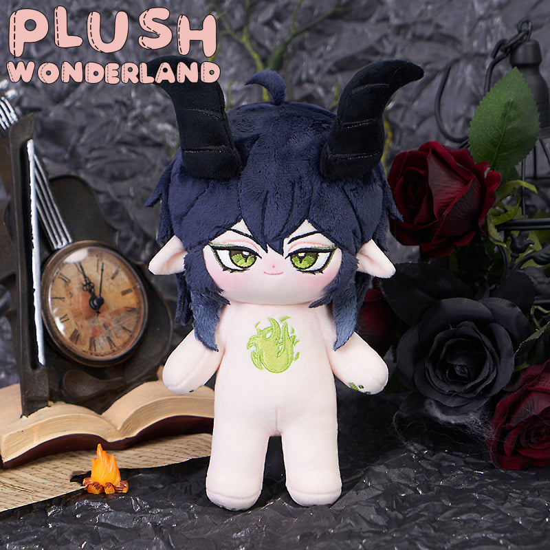 【PRESALE】PLUSH WONDERLAND Mages Dark Blue Hair With Horns Cotton Doll Plush 20 CM FANMADE