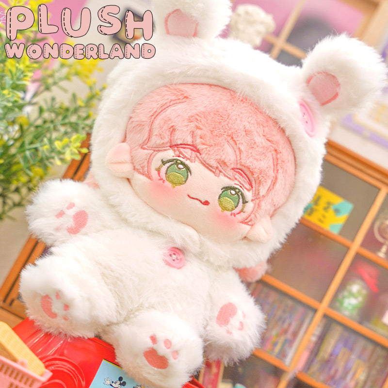 【PRESALE】PLUSH WONDERLAND Plushies Plush Cotton Doll  Clothes  White Jumpsuits 20 CM