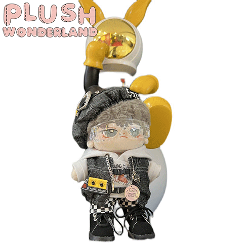 PLUSH WONDERLAND  Lost in White and Black Clothes 20 CM  Boy Plushies