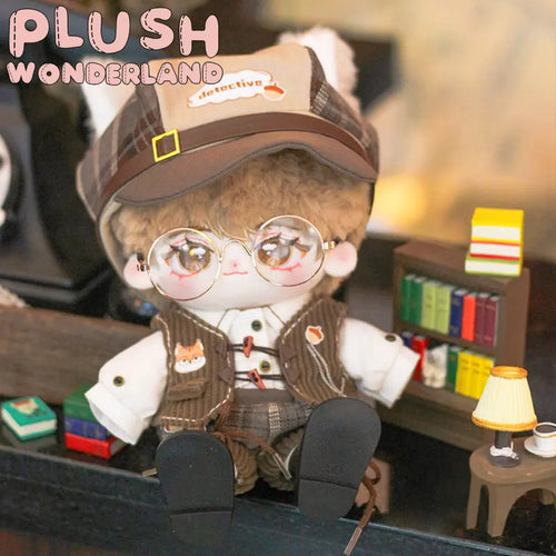 【In Stock】PLUSH WONDERLAND Detective Doll Plush Clothes 20 CM Detective Cloak Cute - plushwonderland