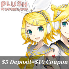 Load image into Gallery viewer, 【Deposit】【POLL】PLUSH WONDERLAND Kagamine Rin Plushies Cotton Doll FANMADE Regular price $5.00 USD
