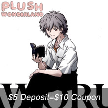 Load image into Gallery viewer, 【DEPOSIT】【POLL】PLUSH WONDERLAND  NEON GENESIS EVANGELION EVA Nagisa Kaworu Doll Plushie 20CM FANMADE
