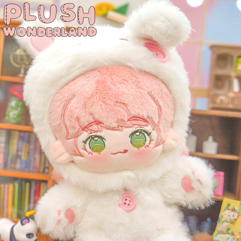 【PRESALE】PLUSH WONDERLAND Plushies Plush Cotton Doll  Clothes  White Jumpsuits 20 CM