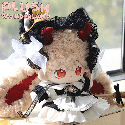 【In Stock】PLUSH WONDERLAND Cat Maid Dress  Cotton Doll  Clothes 20 CM
