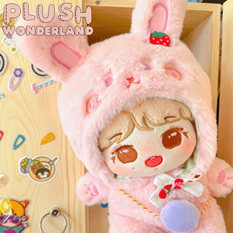 【IN STOCK】PLUSH WONDERLAND Plushies Plush Cotton Doll  Clothes  Animal Jumpsuits 20/15/10 CM