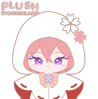 【Nur noch wenige Exemplare auf Lager】Plüschtier „Kirschblütenfee Fuchs“ aus dem Wunderland, 20 cm, von Fans hergestellt