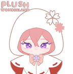 【Nur noch wenige Exemplare auf Lager】Plüschtier „Kirschblütenfee Fuchs“ aus dem Wunderland, 20 cm, von Fans hergestellt