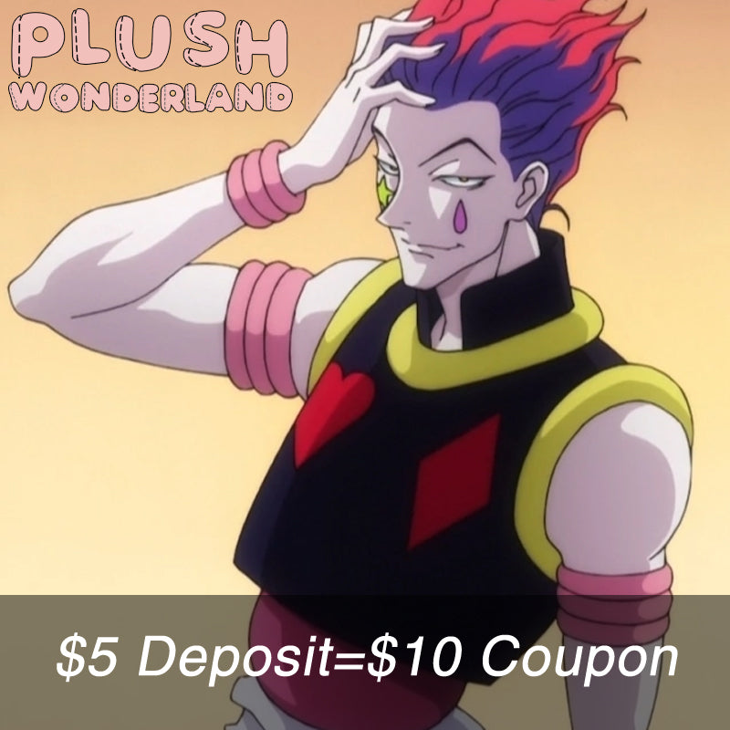 【DEPOSIT】【POLL】PLUSH WONDERLAND  HUNTER×HUNTER Hisoka Doll Plushie 20CM ShiraishiAn FANMADE