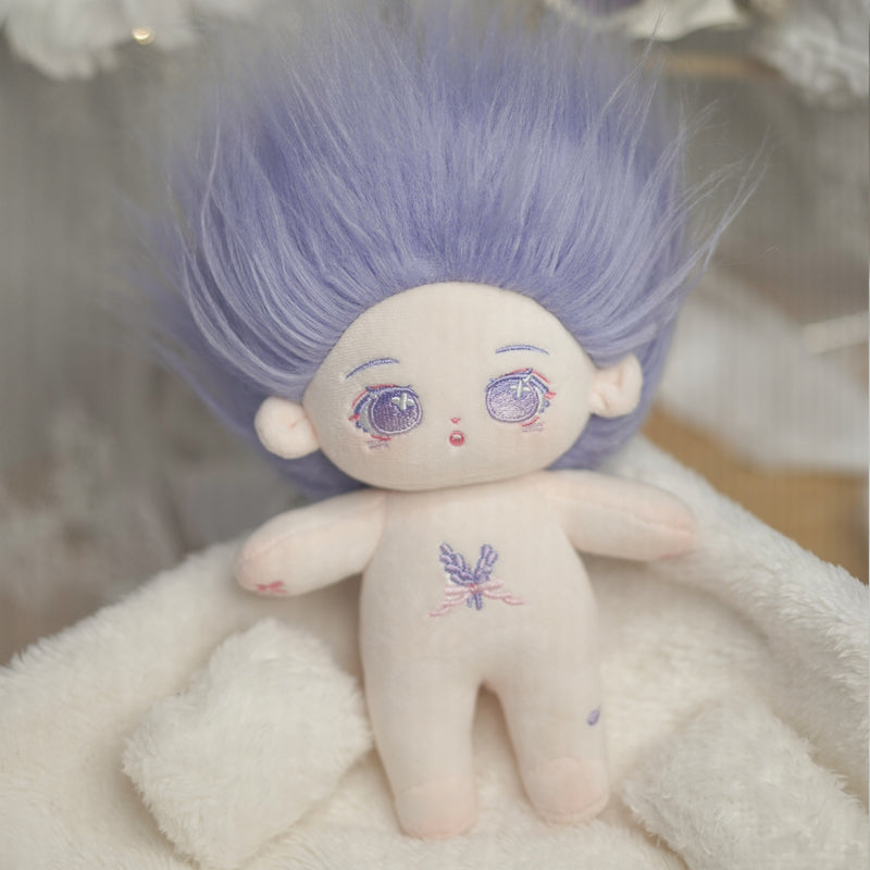 PLUSH WONDERLAND Purple Pluhsie  Girl  Cotton Doll Cute No Character 20CM