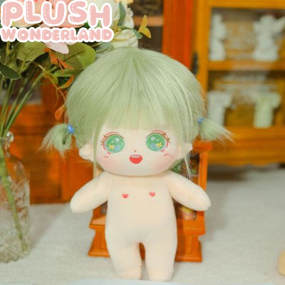 PLUSH WONDERLAND Green Pluhsie Girl Cotton  Doll Cute No Character 20 CM