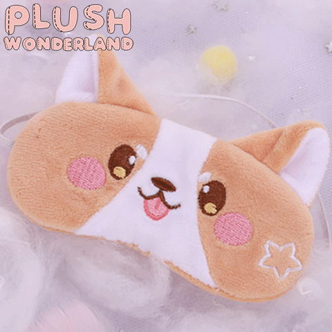 【IN STOCK】PLUSH WONDERLAND  Cotton Doll Animal Eye Mask 20  CM